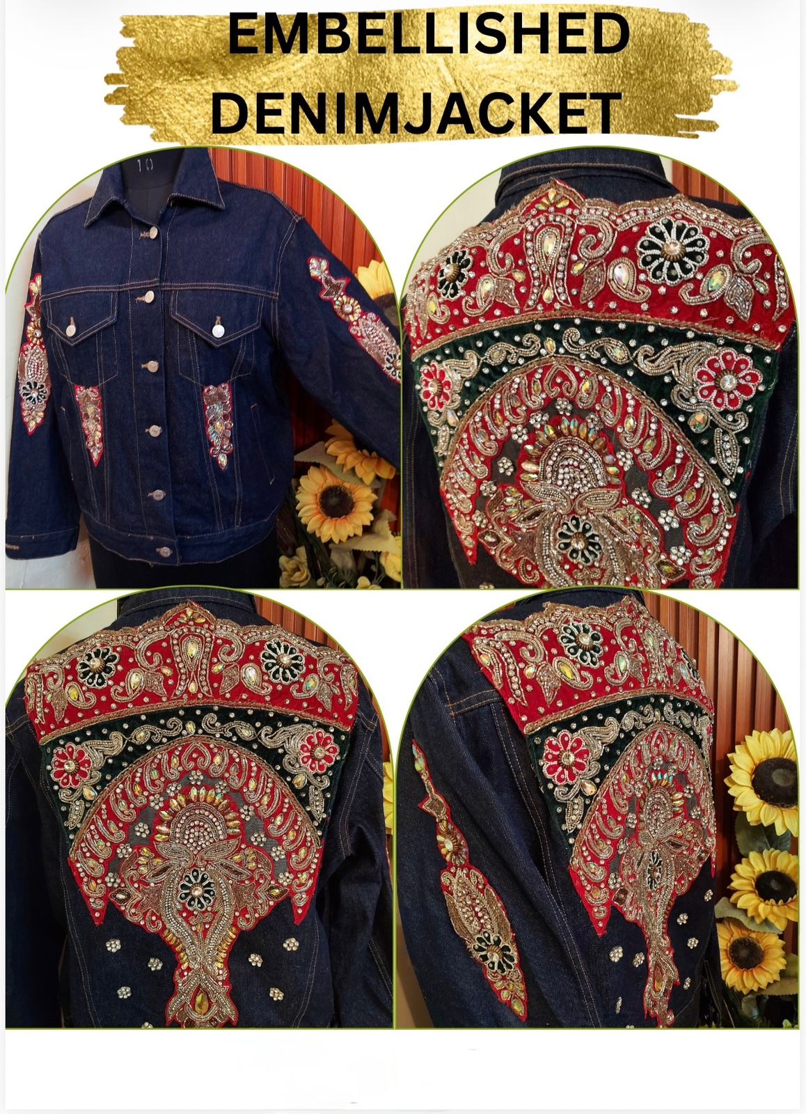 EMBELLISHED DENIMJACKET