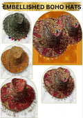 EMBELLISHED BOHO HATS