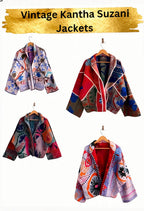 Vintage Kantha Suzani Jackets