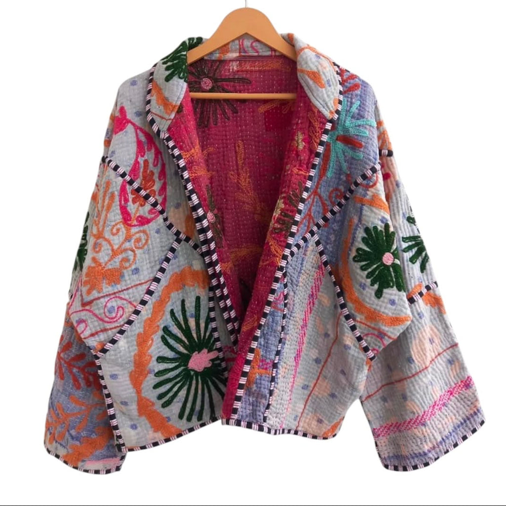Vintage Kantha Suzani Jackets
